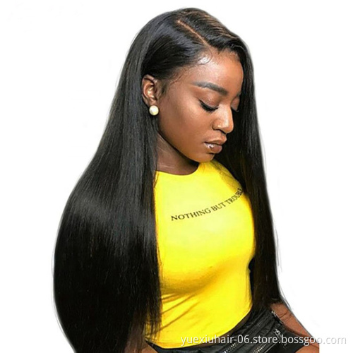 Great Wholesale Indian 100% Human Swiss HD Transparent brown Lace closure Glueless Raw Virgin Hair Wigs for Black Women
